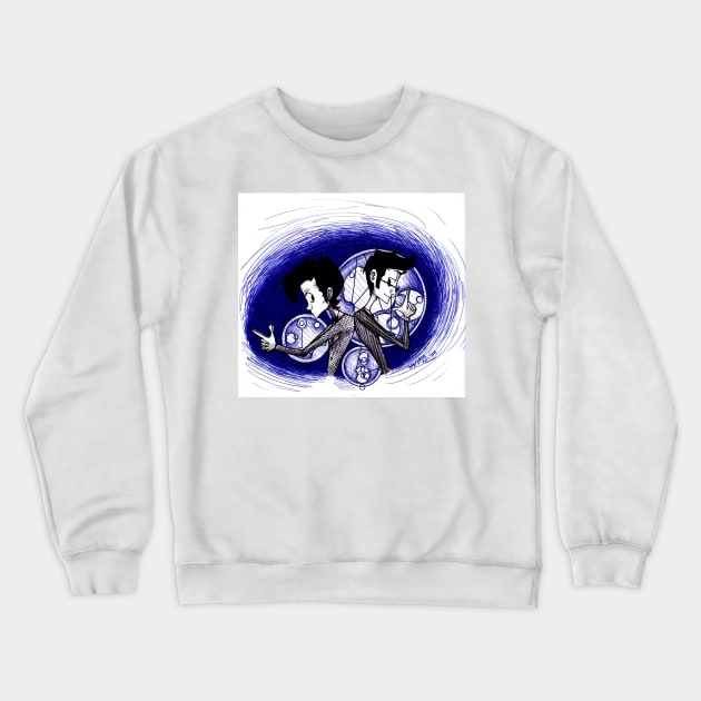 Double Team Crewneck Sweatshirt by toothy.crow